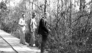 Henry Hanson, State Health Officer at right, conducting rodent eradication in Florid