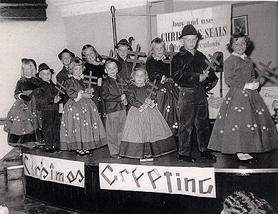 Crusader Christmas Seal play, 1956.