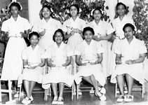 Practical nurses graduate in 1954
