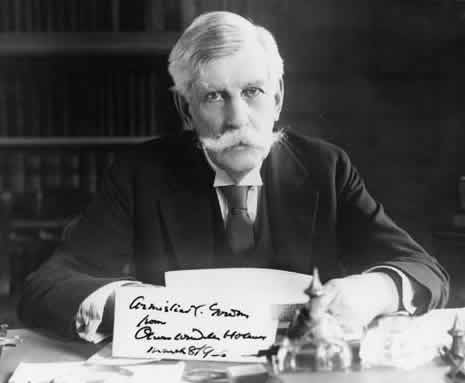 Photograph of Supreme Court Justice Oliver Wendell Holmes. Courtesy of the Library of Congress.
