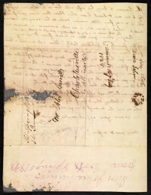 Papers of Alexander Garrett, 1812-1848, Accession #860, Special Collections, University of Virginia Library.