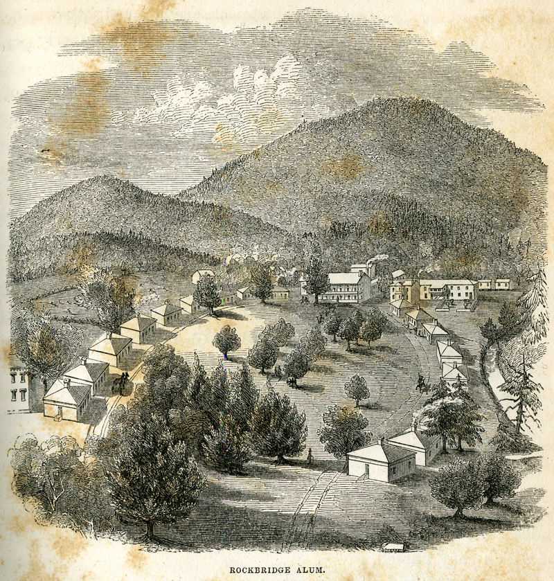 David Hunter Strother, Virginia Illustrated: Containing a Visit to the Virginian Canaan, and the Adventures of Porte Crayon [pseud.] and His Cousins, New York: Harper & Brothers, 1857, p. 175, University of Virginia Library.