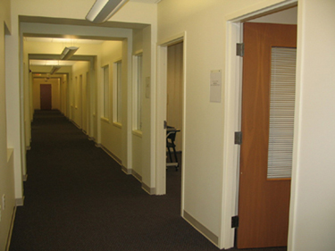 Library study rooms hall