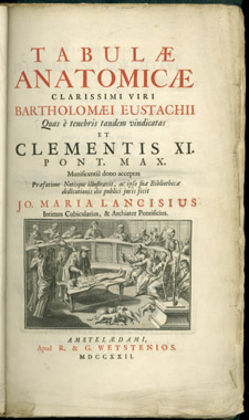 Eustachi, Tabulae anatomicae…, title page