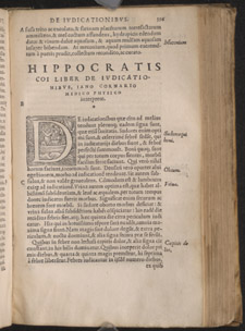 Hippocrates, Hippocratis coi medicorum omnium longe principis…, p 396