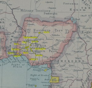 Nigeria 1923 Atlas (w/ townships)