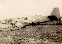 Downed plane near Salerno, Italy