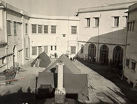 Italian Consulate courtyard tents