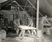 The Utility Section of the 8th Evac: Carpentry, Welding and Blacksmithing