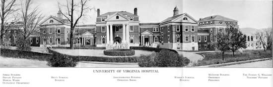 Panoramic photograph of the Hospital, ca. 1929.