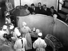 Surgical Observation, Operating Theater, First Hospital Building, ca. 1921.
