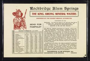 Rockbridge Alum Springs: The King among Mineral Waters {4}