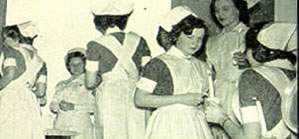 Capping Ceremony for Nursing School Class of 1950
