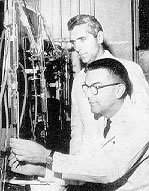 Dr. William Parson and Dr. Kenneth Crispell in Research Labs