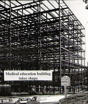 The Medical Education Building takes shape
