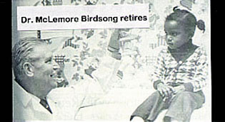 Dr. McLemore Birdsong retires