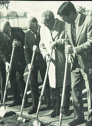 Groundbreaking for the new replacement hospital