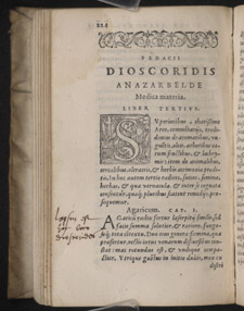 Dioscorides, De materia medica libri sex, p 224