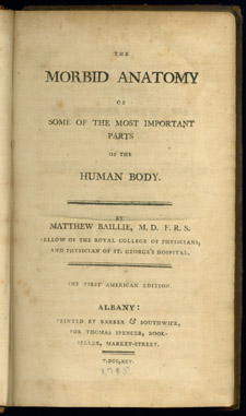 Baillie, The Morbid Anatomy…, title page
