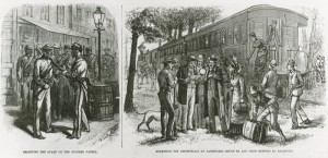 Scenes of Memphis, Tennessee under Quarantine for a Yellow Fever Outbreak. Frank Leslie's Illustrated Newspaper, September 20, 1879.