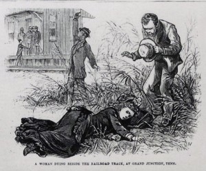 Excerpt "The Great Yellow Fever Scourge-Incidents of its Horrors in the Most Fatal Districts of the Southern States. Frank Leslie's Illustrated Newspaper, September 28, 1878.